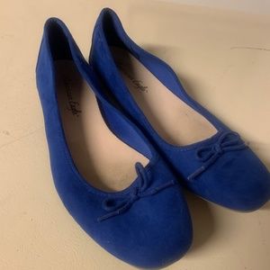 American Eagle Blue Flats, Size 8 1/2